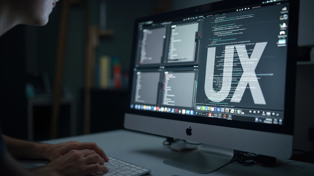 Close-up van een scherm met contrast demonstratie tussen heldere en zwakke tekstkleuren